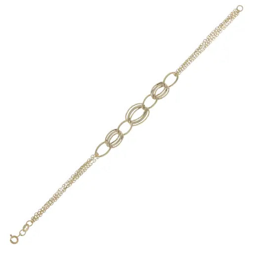 Bracciale Eclissi d’Oro - (BRACCIALE ORO GIALLO DONNA 18K)